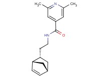 N-{2-[(1S*,2S*,4S*)-bicyclo[2.2.1]hept-5-en-2-yl]ethyl}-2,6-dimethylisonicotinamide