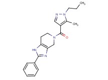 5-[(5-methyl-1-propyl-1H-pyrazol-4-yl)carbonyl]-2-phenyl-4,5,6,7-tetrahydro-1H-imidazo[4,5-c]pyridine