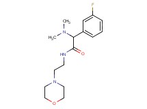 2-(dimethylamino)-2-(3-fluorophenyl)-N-[2-(4-morpholinyl)ethyl]acetamide