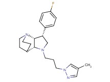 (3R*,3aR*,7aR*)-3-(4-fluorophenyl)-1-[3-(4-methyl-1H-pyrazol-1-yl)propyl]octahydro-4,7-ethanopyrrolo[3,2-b]pyridine