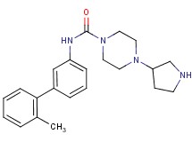 N-(2'-methyl-3-biphenylyl)-4-(3-pyrrolidinyl)-1-piperazinecarboxamide dihydrochloride