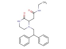 2-[1-(2,2-diphenylethyl)-3-oxo-2-piperazinyl]-N-ethylacetamide