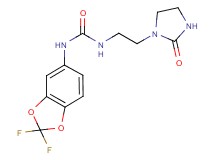 N-(2,2-difluoro-1,3-benzodioxol-5-yl)-N'-[2-(2-oxoimidazolidin-1-yl)ethyl]urea