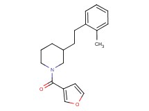 1-(3-furoyl)-3-[2-(2-methylphenyl)ethyl]piperidine