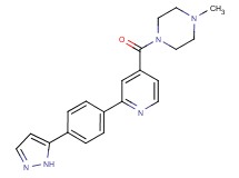 1-methyl-4-{2-[4-(1H-pyrazol-5-yl)phenyl]isonicotinoyl}piperazine