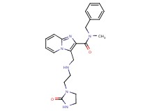 N-benzyl-N-methyl-3-({[2-(2-oxo-1-imidazolidinyl)ethyl]amino}methyl)imidazo[1,2-a]pyridine-2-carboxamide