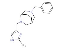 (1R*,5S*)-3-benzyl-6-[(2-methyl-1H-imidazol-4-yl)methyl]-3,6-diazabicyclo[3.2.2]nonane