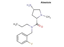 (2S,4S)-4-amino-N-(2-fluorobenzyl)-1-methyl-N-propylpyrrolidine-2-carboxamide