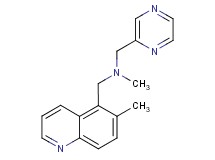 N-methyl-1-(6-methylquinolin-5-yl)-N-(pyrazin-2-ylmethyl)methanamine