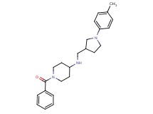 1-benzoyl-N-{[1-(4-methylphenyl)pyrrolidin-3-yl]methyl}piperidin-4-amine