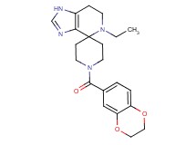 1'-(2,3-dihydro-1,4-benzodioxin-6-ylcarbonyl)-5-ethyl-1,5,6,7-tetrahydrospiro[imidazo[4,5-c]pyridine-4,4'-piperidine]
