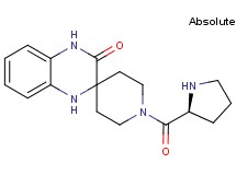1-L-prolyl-1',4'-dihydro-3'H-spiro[piperidine-4,2'-quinoxalin]-3'-one dihydrochloride