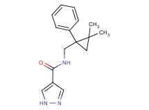 N-[(2,2-dimethyl-1-phenylcyclopropyl)methyl]-1H-pyrazole-4-carboxamide