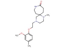4-[2-(2-methoxy-4-methylphenoxy)ethyl]-1-methyl-1,4,9-triazaspiro[5.6]dodecan-10-one