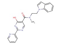 4-hydroxy-N-[2-(1H-indol-1-yl)ethyl]-N-methyl-2-pyridin-2-ylpyrimidine-5-carboxamide