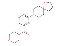 8-[6-(4-morpholinylcarbonyl)-2-pyrazinyl]-1-oxa-8-azaspiro[4.5]decane