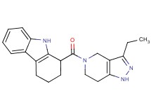 1-[(3-ethyl-1,4,6,7-tetrahydro-5H-pyrazolo[4,3-c]pyridin-5-yl)carbonyl]-2,3,4,9-tetrahydro-1H-carbazole