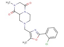 8-{[2-(2-chlorophenyl)-5-methyl-1,3-oxazol-4-yl]methyl}-2-methyltetrahydro-2H-pyrazino[1,2-a]pyrazine-1,4(3H,6H)-dione