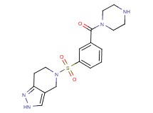 5-{[3-(piperazin-1-ylcarbonyl)phenyl]sulfonyl}-4,5,6,7-tetrahydro-2H-pyrazolo[4,3-c]pyridine