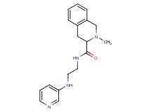 2-methyl-N-[2-(3-pyridinylamino)ethyl]-1,2,3,4-tetrahydro-3-isoquinolinecarboxamide