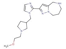 2-(1-{[1-(2-methoxyethyl)-3-pyrrolidinyl]methyl}-1H-imidazol-2-yl)-5,6,7,8-tetrahydro-4H-pyrazolo[1,5-a][1,4]diazepine