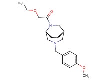 (1S*,5R*)-6-(ethoxyacetyl)-3-(4-methoxybenzyl)-3,6-diazabicyclo[3.2.2]nonane