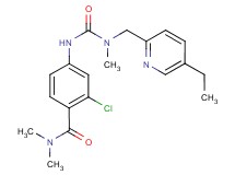 2-chloro-4-({[[(5-ethylpyridin-2-yl)methyl](methyl)amino]carbonyl}amino)-N,N-dimethylbenzamide