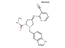 (4R)-4-[(3-cyanopyridin-2-yl)amino]-1-(1H-indol-5-ylmethyl)-N-methyl-L-prolinamide