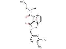 (3aR*,6S*)-2-(3,4-dimethylbenzyl)-N-methyl-1-oxo-N-propyl-1,2,3,6,7,7a-hexahydro-3a,6-epoxyisoindole-7-carboxamide
