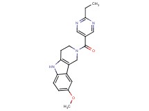 2-[(2-ethylpyrimidin-5-yl)carbonyl]-8-methoxy-2,3,4,5-tetrahydro-1H-pyrido[4,3-b]indole