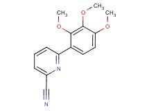 6-(2,3,4-trimethoxyphenyl)pyridine-2-carbonitrile