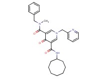 N-benzyl-N'-cyclooctyl-N-methyl-4-oxo-1-(2-pyridinylmethyl)-1,4-dihydro-3,5-pyridinedicarboxamide