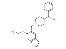 {1-[(6-ethoxy-2,3-dihydro-1H-inden-5-yl)methyl]piperidin-4-yl}(pyridin-2-yl)methanol