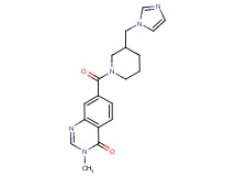 7-{[3-(1H-imidazol-1-ylmethyl)-1-piperidinyl]carbonyl}-3-methyl-4(3H)-quinazolinone