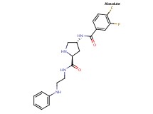 (2S,4R)-N-(2-anilinoethyl)-4-[(3,4-difluorobenzoyl)amino]pyrrolidine-2-carboxamide