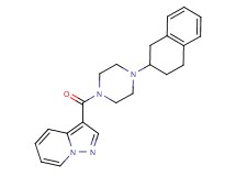 3-{[4-(1,2,3,4-tetrahydro-2-naphthalenyl)-1-piperazinyl]carbonyl}pyrazolo[1,5-a]pyridine