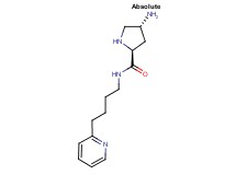 (2S,4R)-4-amino-N-(4-pyridin-2-ylbutyl)pyrrolidine-2-carboxamide