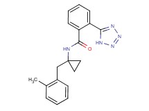 N-[1-(2-methylbenzyl)cyclopropyl]-2-(1H-tetrazol-5-yl)benzamide