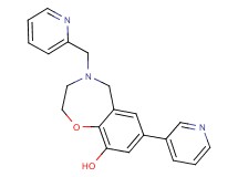 7-pyridin-3-yl-4-(pyridin-2-ylmethyl)-2,3,4,5-tetrahydro-1,4-benzoxazepin-9-ol