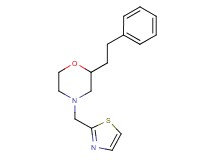 2-(2-phenylethyl)-4-(1,3-thiazol-2-ylmethyl)morpholine