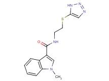1-methyl-N-[2-(1H-1,2,3-triazol-5-ylthio)ethyl]-1H-indole-3-carboxamide