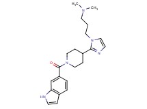 (3-{2-[1-(1H-indol-6-ylcarbonyl)piperidin-4-yl]-1H-imidazol-1-yl}propyl)dimethylamine