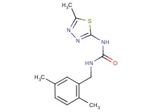 N-(2,5-dimethylbenzyl)-N'-(5-methyl-1,3,4-thiadiazol-2-yl)urea