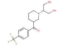 {1-[2-hydroxy-1-(hydroxymethyl)ethyl]piperidin-3-yl}[4-(trifluoromethyl)phenyl]methanone