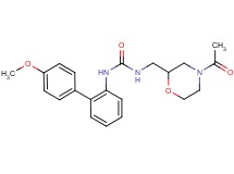N-[(4-acetylmorpholin-2-yl)methyl]-N'-(4'-methoxybiphenyl-2-yl)urea