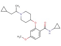 N-cyclopropyl-2-{[1-(2-cyclopropyl-1-methylethyl)-4-piperidinyl]oxy}-4-methoxybenzamide