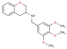 3,4-dihydro-2H-chromen-3-yl(3,4,5-trimethoxybenzyl)amine