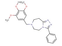 3-phenyl-7-(3,4,5-trimethoxybenzyl)-6,7,8,9-tetrahydro-5H-[1,2,4]triazolo[4,3-d][1,4]diazepine