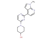 1-[2-(1-methyl-1H-pyrrolo[2,3-b]pyridin-4-yl)-4-pyrimidinyl]-4-piperidinol