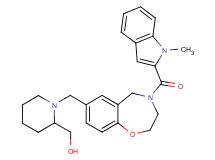 [1-({4-[(1-methyl-1H-indol-2-yl)carbonyl]-2,3,4,5-tetrahydro-1,4-benzoxazepin-7-yl}methyl)-2-piperidinyl]methanol